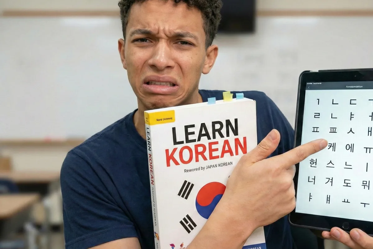 smart device korean language learning application
