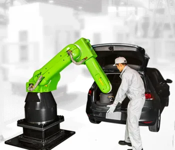 collaborative robot and human worker factory