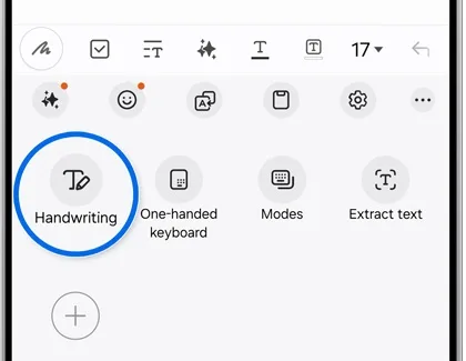 smartphone screen showing keyboard settings menu