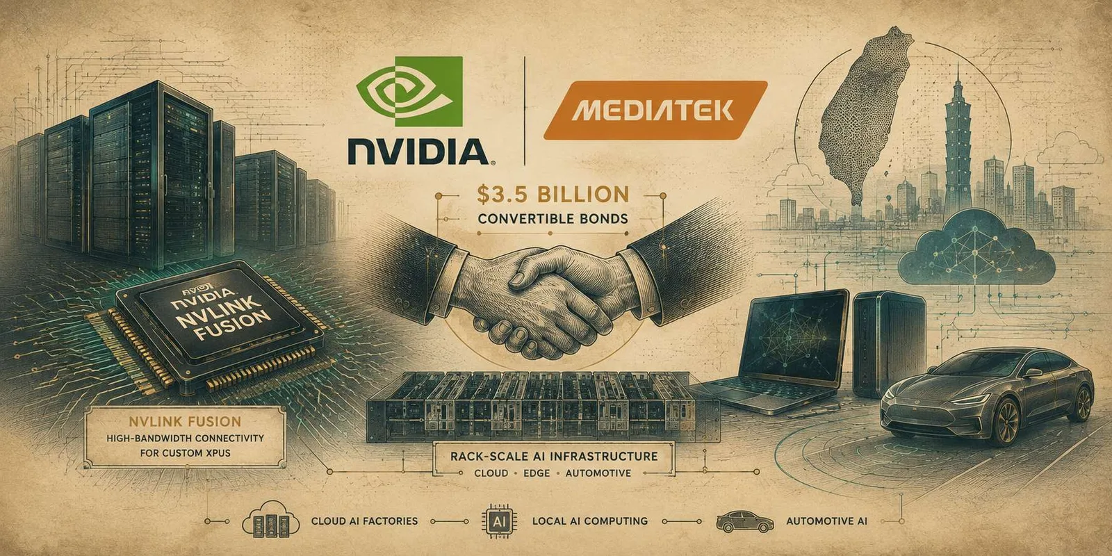 nvidia mediatek partnership chip