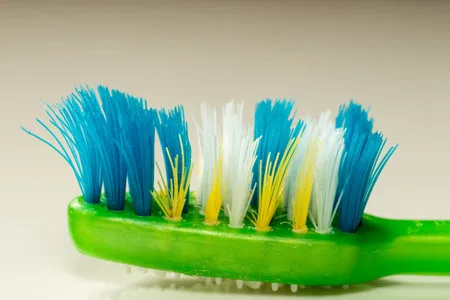 electric toothbrush motor bristle macro close up