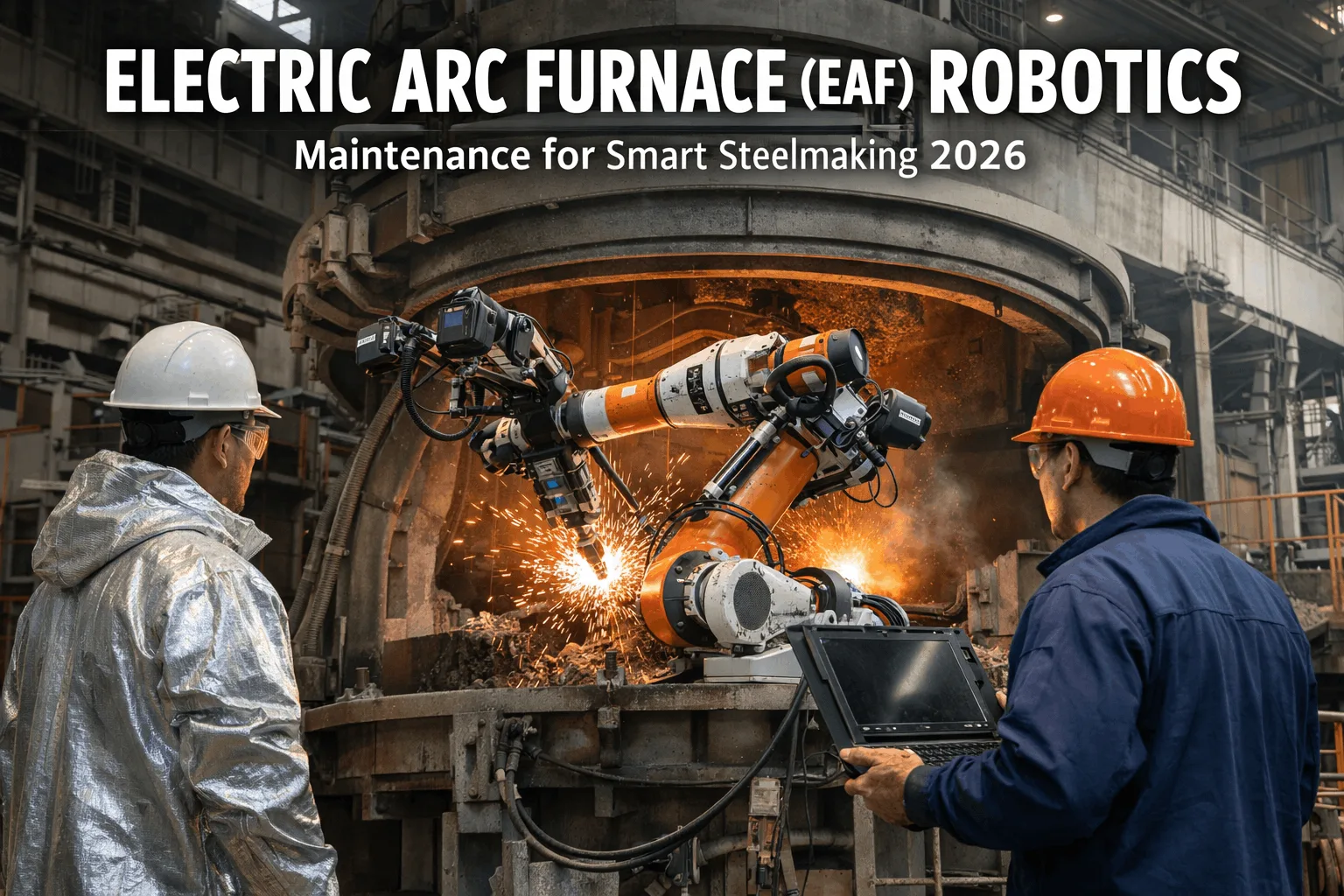 smart factory industrial robot arm welding