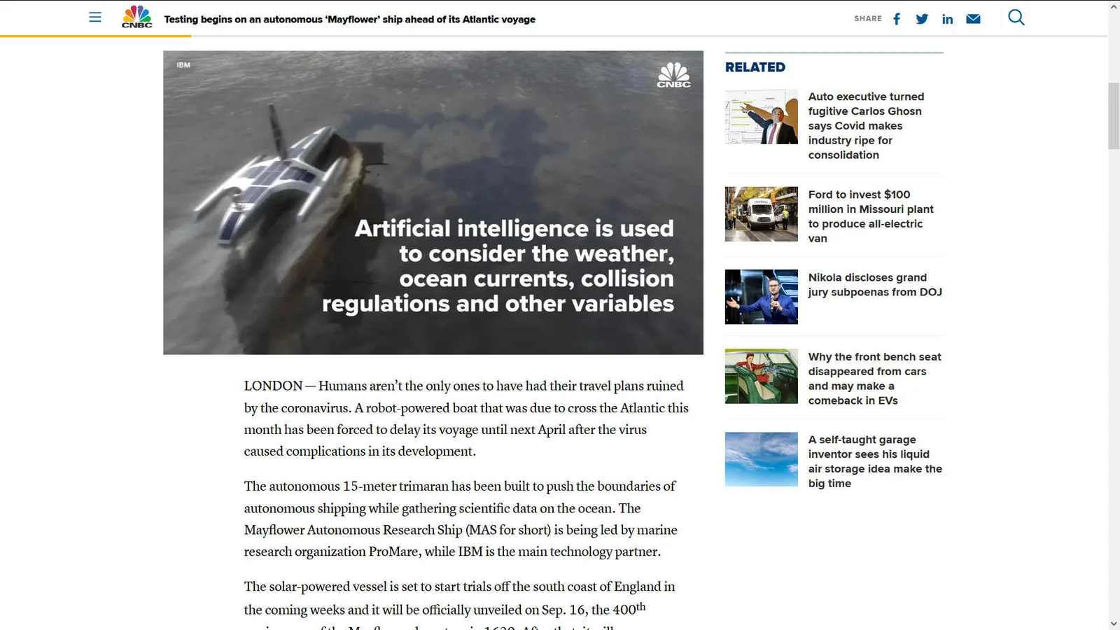 autonomous ship artificial intelligence