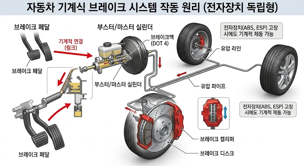 브레이크 밟아도 가속? 기계적으로 불가능한 급발진의 공학적 분석