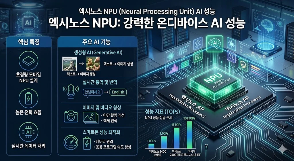 [추천] 엑시 노스 스냅 드래곤 차이 — AI 성능은 엑시노스 승? 팩트체크
