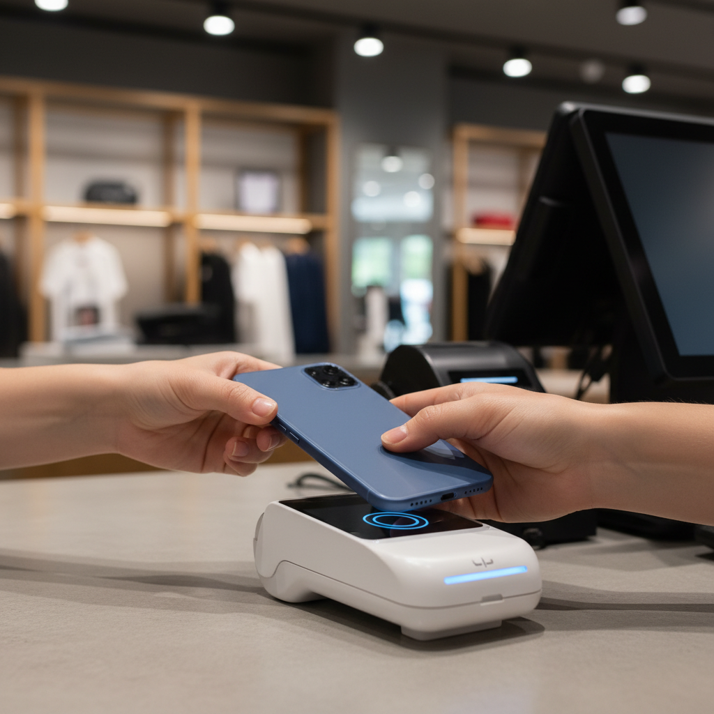 NFC 결제 사용 모습
