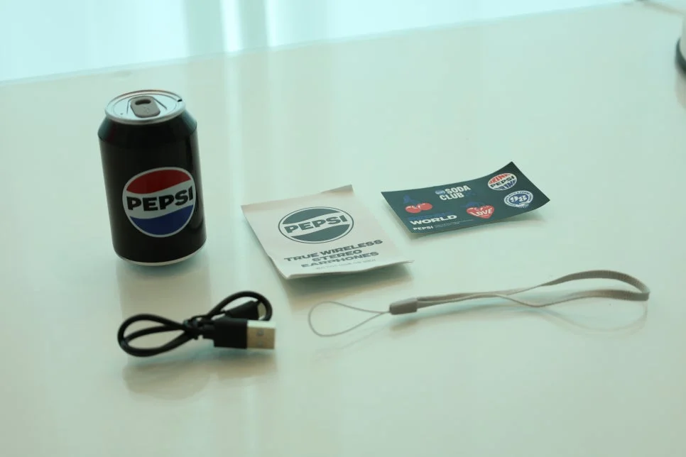 펩시 캔 닮은 가성비 블루투스 이어폰, PEP-TWSC1 실사용 장단점 공개