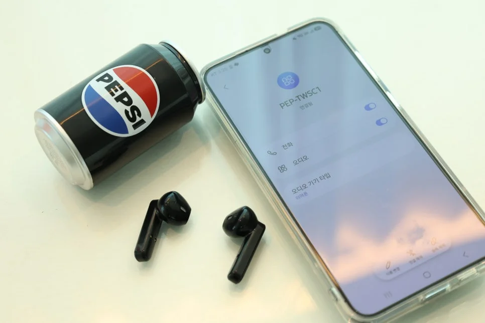 펩시 캔 닮은 가성비 블루투스 이어폰, PEP-TWSC1 실사용 장단점 공개